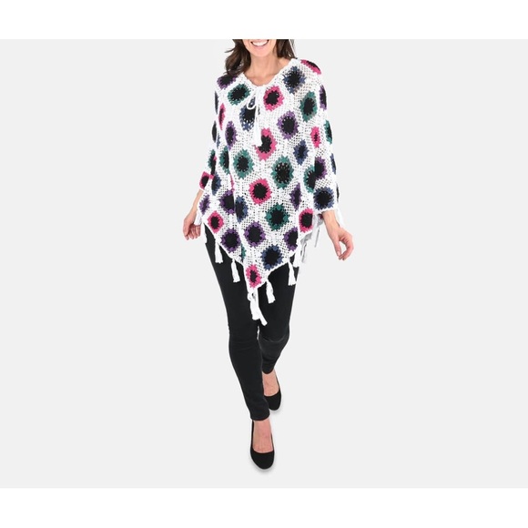 HAND CROTCHET PONCHO💕 - Picture 2 of 2